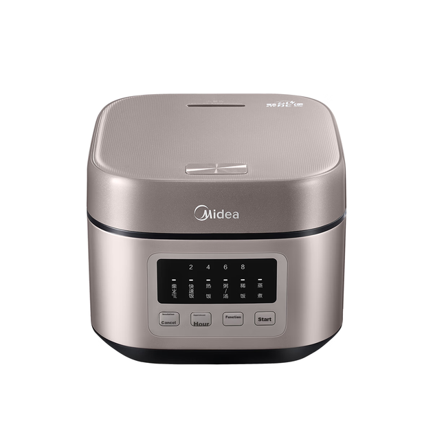 Рисоварка Midea 5 л, п'ятишарова ємність для концентрації енергії, сім основних функцій, меню, 8-годинний інтелектуальний резерв, металевий матовий корпус, рисоварка MB-AFB5052R [Серія ZMD Peace of Mind] - зображення 4