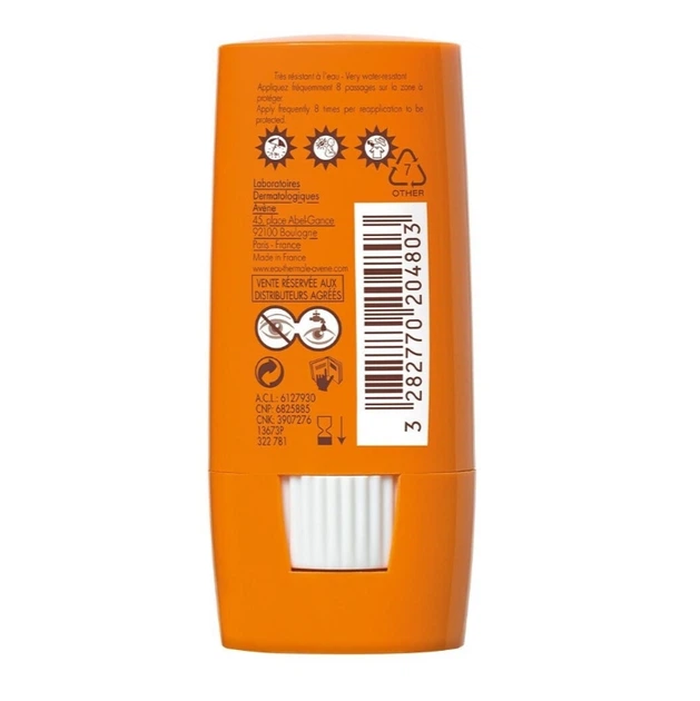 Солнцезащитный стик для чувствительных зон Avène Stick Zones Sensibles SPF 50+ (8 г) - изображение 4
