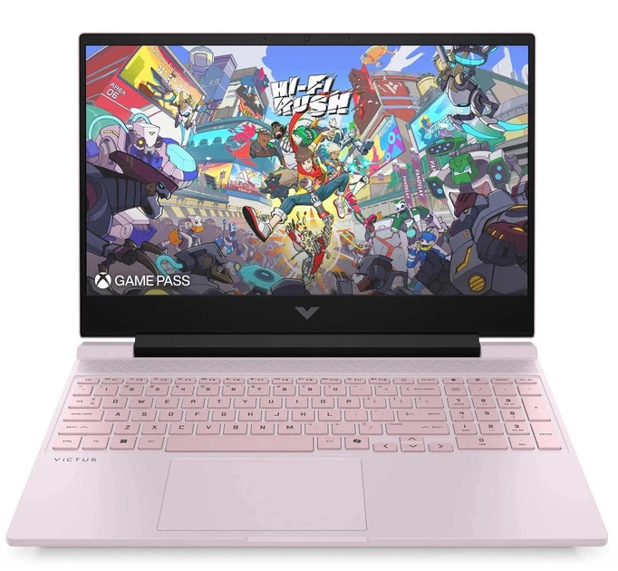 Ноутбук HP Victus 15 (DA3E5EA), Intel Core i5 13420H / 15.6" / 144 Гц / RAM 16 ГБ DDR5 / SSD 512 ГБ / Intel UHD Graphics + RTX 3050 / Windows 11 Home / Рожевий - Фото 1 Ноутбук HP Victus 15 (DA3E5EA), Intel Core i5 13420H / 15.6" / 144 Гц / RAM 16 ГБ DDR5 / SSD 512 ГБ / Intel UHD Graphics + RTX 3050 / Windows 11 Home / Рожевий - изображение 1