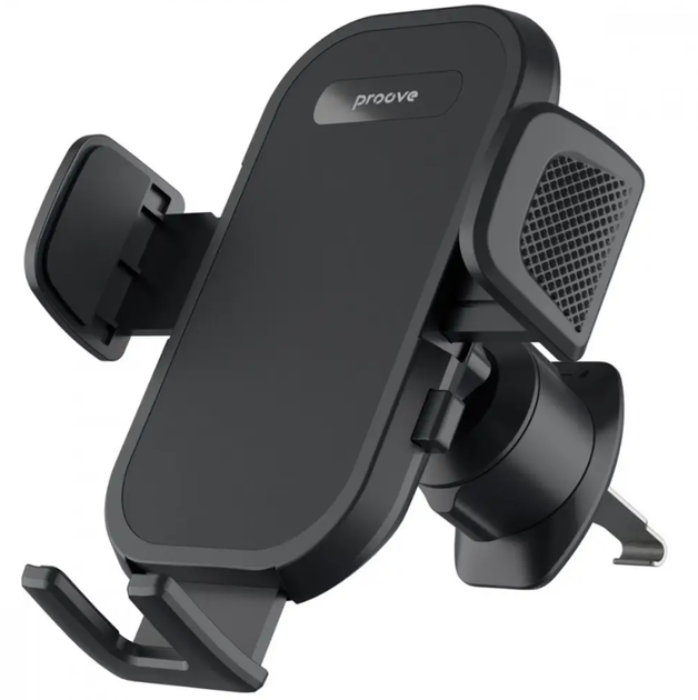 Автодержатель Proove Longway Silicone Air Outlet Car Mount на дефлектор для телефона 4.7–6.9", механический, черный - Фото 1 Автодержатель Proove Longway Silicone Air Outlet Car Mount на дефлектор для телефона 4.7–6.9", механический, черный - изображение 1