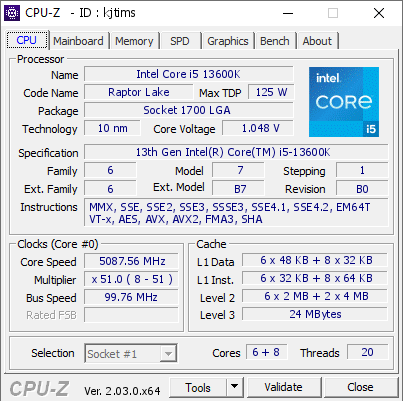 Процессор Intel Core i5-13600K 14 ядер 20 потоков LGA1700 до 5.1 ГГц б/у - изображение 3