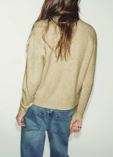 Светр Zara 18307 Світлий зелений L (9598) - Фото 2 Светр Zara 18307 Світлий зелений L (9598) - зображення 2