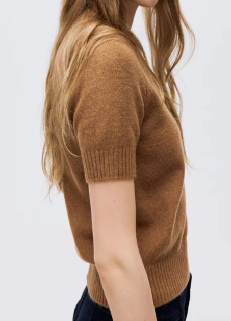Светр H&M 18265 Темний бежевий L (1305) - Фото 3 Светр H&M 18265 Темний бежевий L (1305) - изображение 3