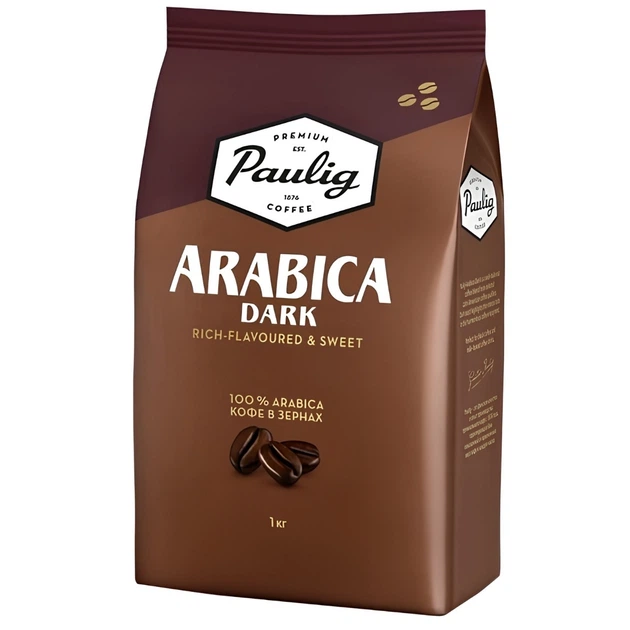 Кава в зернах Paulig Arabica Dark 1 кг - Фото 1 Кава в зернах Paulig Arabica Dark 1 кг - зображення 1