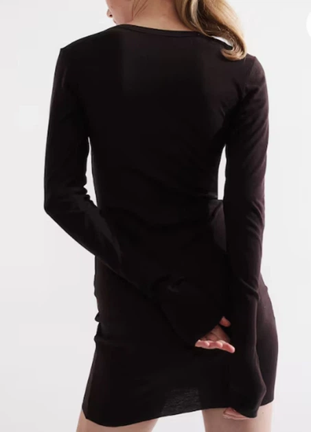 Плаття H&M 18154 Темний коричневий ХL (1242) - Фото 2 Плаття H&M 18154 Темний коричневий ХL (1242) - зображення 2