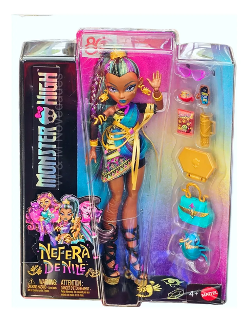 Лялька Монстер Хай Нефера Де Ніл з вихованцем Monster High Nefera De Nile with Pet Scarab Lavish Mattel (JDR48) (JDR48) - изображение 7