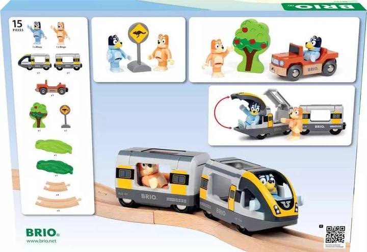 Zestaw do zabawy Brio World Bluey Kids Train Set 36144 (7312350361445) - Zdjęcie 8 Zestaw do zabawy Brio World Bluey Kids Train Set 36144 (7312350361445) - obraz 8