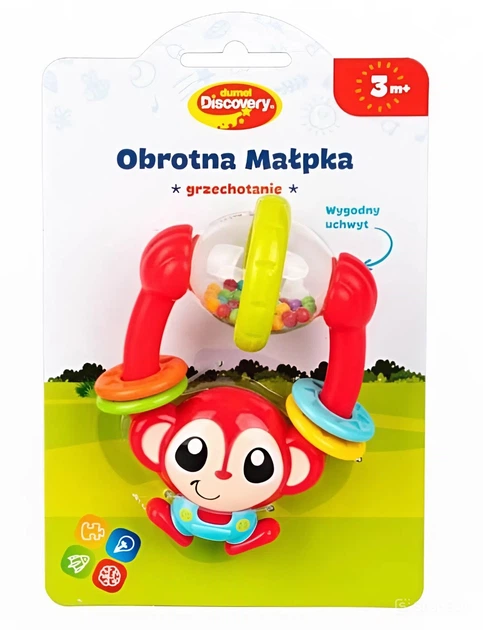 Grzechotka Dumel Discovery Obrotna malpka (DD45440) (0672552454404) - obraz 2