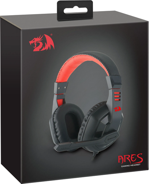 Наушники Redragon Ares Black-Red (78343) - Фото 12 Наушники Redragon Ares Black-Red (78343) - изображение 12
