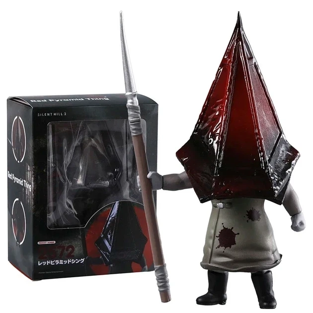Колекційна фігурка Nendoroid 2572 Pyramid Head Silent Hill 11 см рухома модель з аксесуарами деталізована статуетка для фанатів хорор ігор та поціновувачів відеоігрового мистецтва унікальна інтер'єрна прикраса для геймерської експозиції - зображення 2