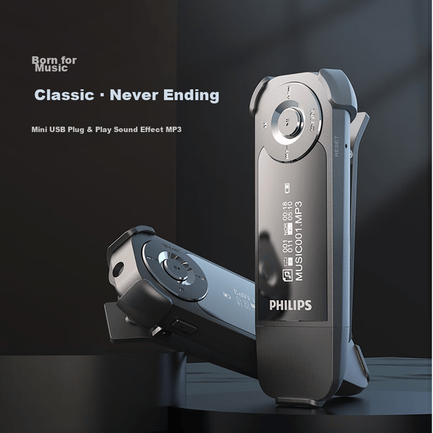 Плеер PHILIPS SA1208 MP3 8 ГБ FM-радио Grey - изображение 7