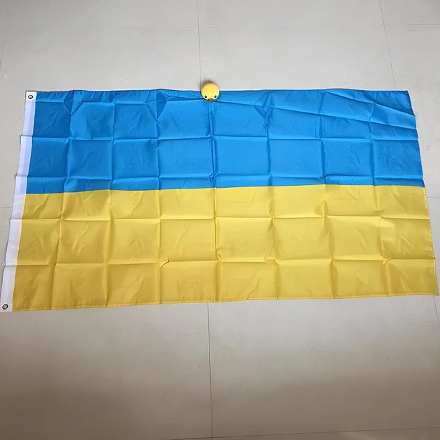 Прапор України. Ukrainian flag. 150x90 см поліестер - зображення 8