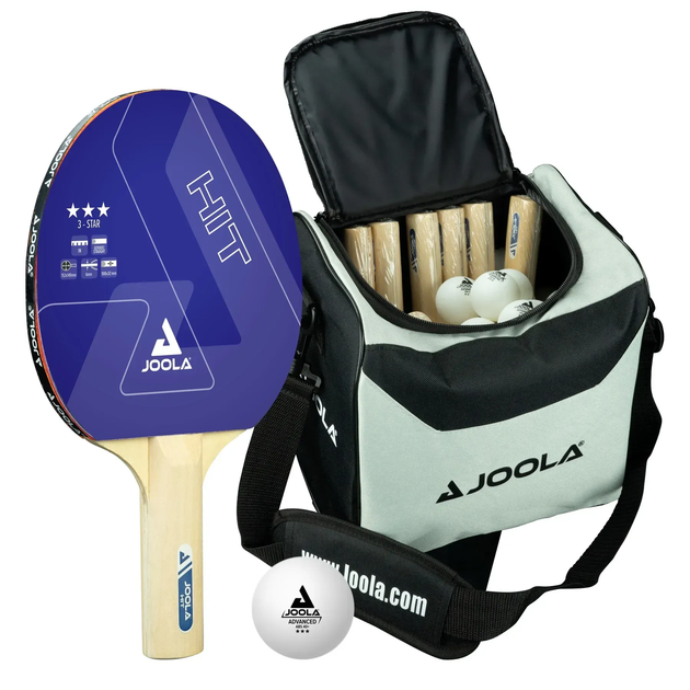 Набор для настольного тенниса Joola Bag Set Hit (14 ракеток, 30 мячей) 54839 - Фото 1 Набор для настольного тенниса Joola Bag Set Hit (14 ракеток, 30 мячей) 54839 - изображение 1