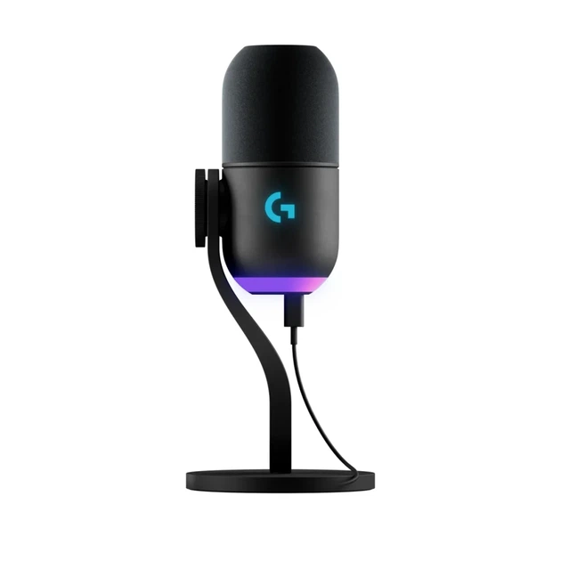 Мікрофон Logitech Yeti GX Dynamic RGB Gaming Mic with Lightsync Black (988-000569) - изображение 3