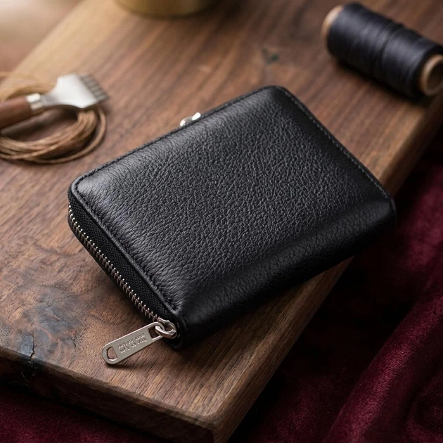 Відмінний жіночий гаманець з натуральної шкіри ST Leather 22449 чорний - Фото 4 Відмінний жіночий гаманець з натуральної шкіри ST Leather 22449 чорний - зображення 4