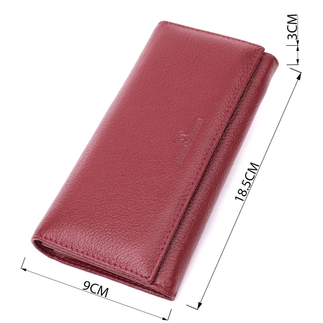 Оригінальний жіночий гаманець з натуральної шкіри ST Leather 22522 бордовий - Фото 7 Оригінальний жіночий гаманець з натуральної шкіри ST Leather 22522 бордовий - зображення 7