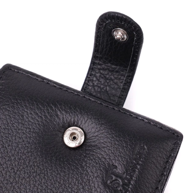 Кошелек для мужчин удобного размера из натуральной кожи ST Leather 22461 черный - Фото 7 Кошелек для мужчин удобного размера из натуральной кожи ST Leather 22461 черный - изображение 7