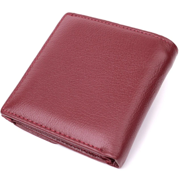 Небольшой женский кошелек с монетницей из натуральной кожи ST Leather 22544 бордовый - Фото 6 Небольшой женский кошелек с монетницей из натуральной кожи ST Leather 22544 бордовый - изображение 6