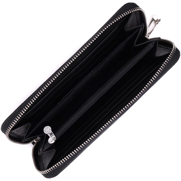 Кошелек-клатч универсальный на одно отделение из натуральной кожи ST Leather 22562 черный - Фото 8 Кошелек-клатч универсальный на одно отделение из натуральной кожи ST Leather 22562 черный - изображение 8