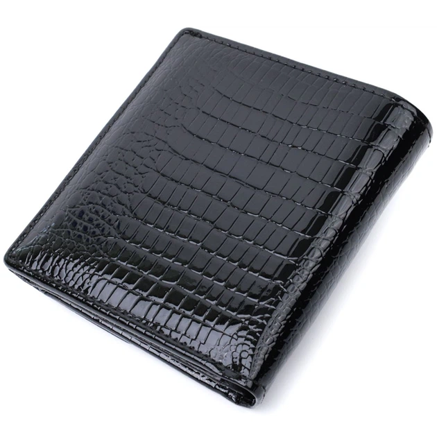 Женский фактурный кошелек из натуральной кожи ST Leather 22706 черный - Фото 2 Женский фактурный кошелек из натуральной кожи ST Leather 22706 черный - изображение 2