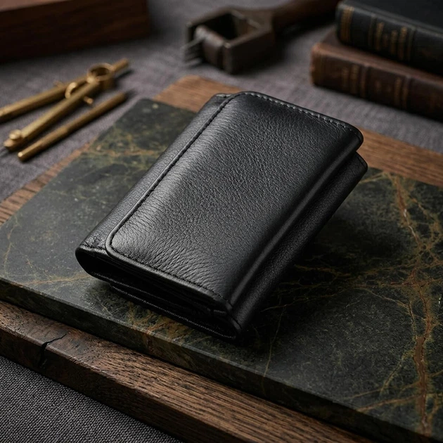Гаманець для жінок з натуральної шкіри горизонтального формату ST Leather 22722 чорний - Фото 3 Гаманець для жінок з натуральної шкіри горизонтального формату ST Leather 22722 чорний - зображення 3