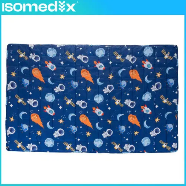 Сенсорное утяжеленное одеяло Isomedix 100x150 см 4 кг Одеяло для комфорта и сна - изображение 4