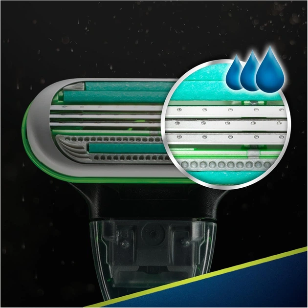 Мужская одноразовая бритва для тела Gillette Body Razor с тремя лезвиями - изображение 2