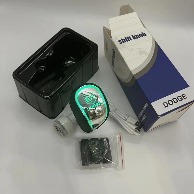 Ручка КПП с RGB подсветкой Dodge, ручка переключения передач с Led подсветкой - изображение 6