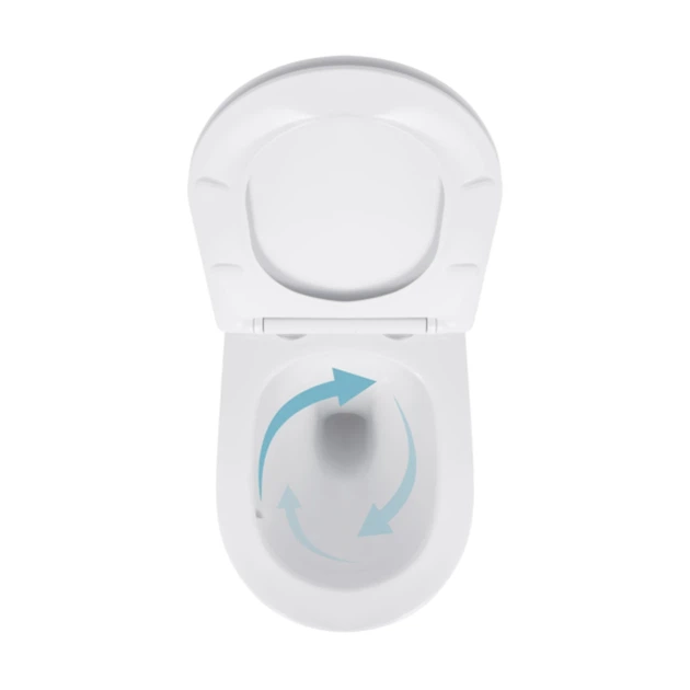 Унитаз подвесной Qtap Jay безободочный Ultra Quiet с сиденьем Soft-close QT07335177W - Фото 6 Унитаз подвесной Qtap Jay безободочный Ultra Quiet с сиденьем Soft-close QT07335177W - изображение 6