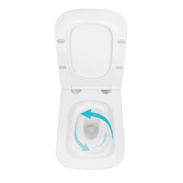 Унитаз подвесной Qtap Tern с сиденьем Soft-close QT17332303ASW - изображение 6