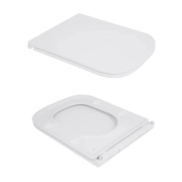 Унитаз-компакт Qtap Cardinal Ultra Quiet безободочный с сиденьем Soft-close QT04222168AUQ3W - изображение 8