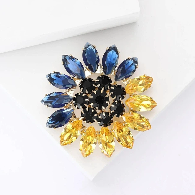 Брошь BROCHE бижутерия Цветы Подсолнух разноцветная BRBF114409 - Фото 5 Брошь BROCHE бижутерия Цветы Подсолнух разноцветная BRBF114409 - изображение 5