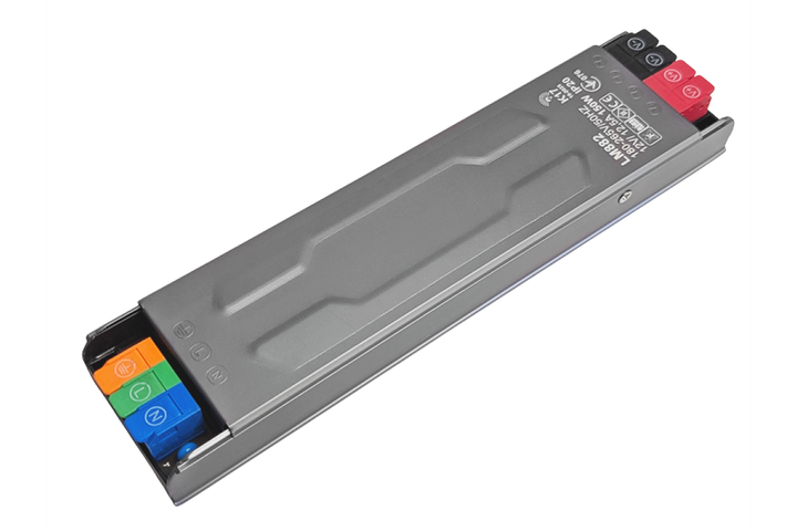 Блок питания пластик тонкий для LED ленты 12V 150W 12.5A Премиум "LEMANSO" LM882 - зображення 2