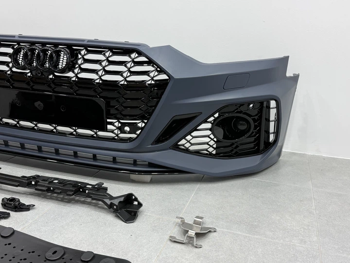 Бампер передний в стиле RS5 2020+ для Audi A5 2016-2019 для Audi A5 B9 2016- (9409) - изображение 7
