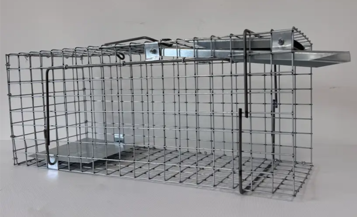 Оцинкованная живая ловушка EasyTrap 50х17х20см живоловка для мелких животных, Клетка - ловушка для безопасного отлова - Фото 2 Оцинкованная живая ловушка EasyTrap 50х17х20см живоловка для мелких животных, Клетка - ловушка для безопасного отлова - изображение 2