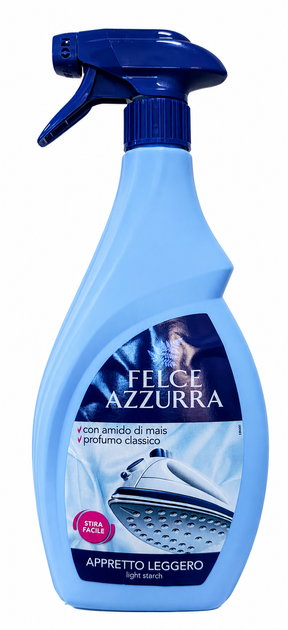 Спрей-крохмаль для прасування Felce Azzurra Appretto Leggero Profumato, легке крохмалення, 750 мл - зображення 2