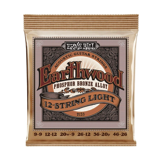 Струни для акустичної гітари 9-46 Ernie Ball P02153 - Фото 1 Струни для акустичної гітари 9-46 Ernie Ball P02153 - зображення 1