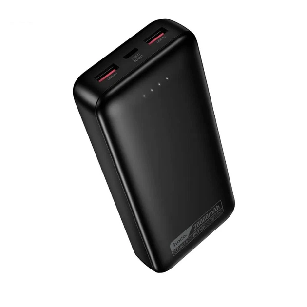 Универсальная мобильная батарея Hoco DB130 Tridentis PD30W Fully Compatible 20000mAh Black - изображение 2