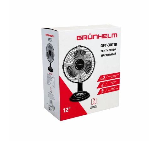 Вентилятор настільний Grunhelm GFT-3011B - изображение 5