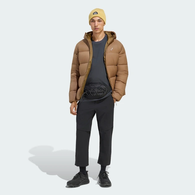 Мужской пуховик Terrex Multi CLIMAWARM adidas KY2716 (S) коричневый (4069995382092) - Фото 3 Мужской пуховик Terrex Multi CLIMAWARM adidas KY2716 (S) коричневый (4069995382092) - изображение 3