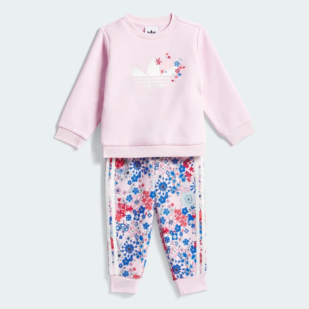 Детский комплект: свитшот и брюки adidas Originals x Liberty London adidas KD1730 (62) розовый (4068819361107) - изображение 2