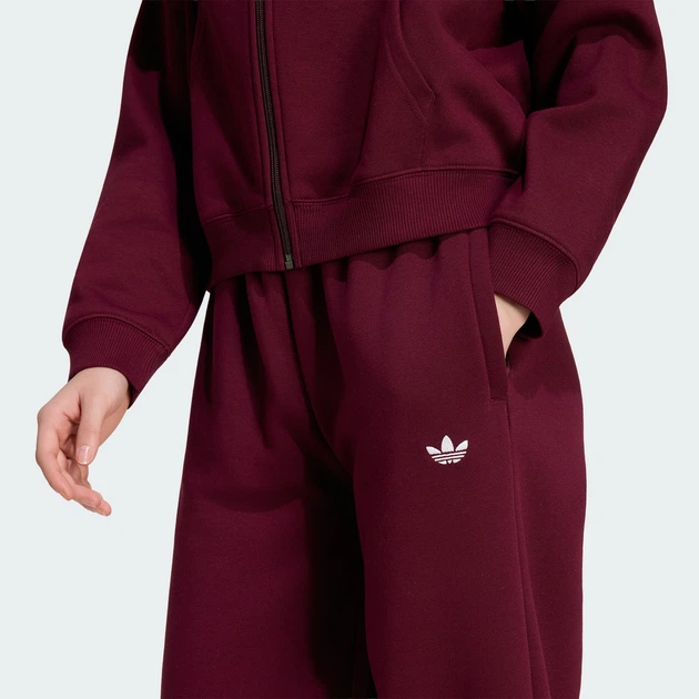 Детские брюки WIDE LEG FLEECE adidas KQ8431 (164) Бордовый (4069995411402) - Фото 4 Детские брюки WIDE LEG FLEECE adidas KQ8431 (164) Бордовый (4069995411402) - изображение 4
