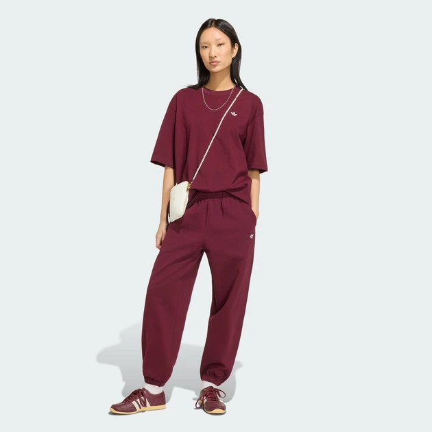 Женские джоггеры ESSENTIALS LOOSE FLEECE adidas KT2265 (S) Бордовый (4069991451891) - Фото 3 Женские джоггеры ESSENTIALS LOOSE FLEECE adidas KT2265 (S) Бордовый (4069991451891) - изображение 3