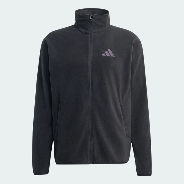 Чоловіча куртка Terrex Multi Essentials Full Zip Fleece adidas KY9784 (3XL) чорний (4069996726819) - зображення 6