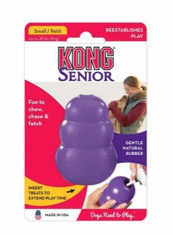Іграшка KONG Senior для собак зрілого віку, груша-годівниця, S - зображення 2