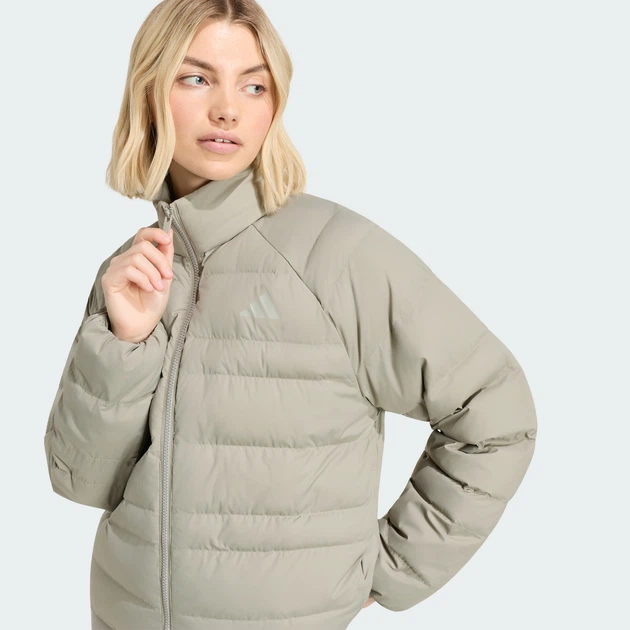 Женская куртка ESSENTIALS PACKABLE INSULATED adidas KY3230 (XL) зеленый (4069995939647) - Фото 4 Женская куртка ESSENTIALS PACKABLE INSULATED adidas KY3230 (XL) зеленый (4069995939647) - изображение 4