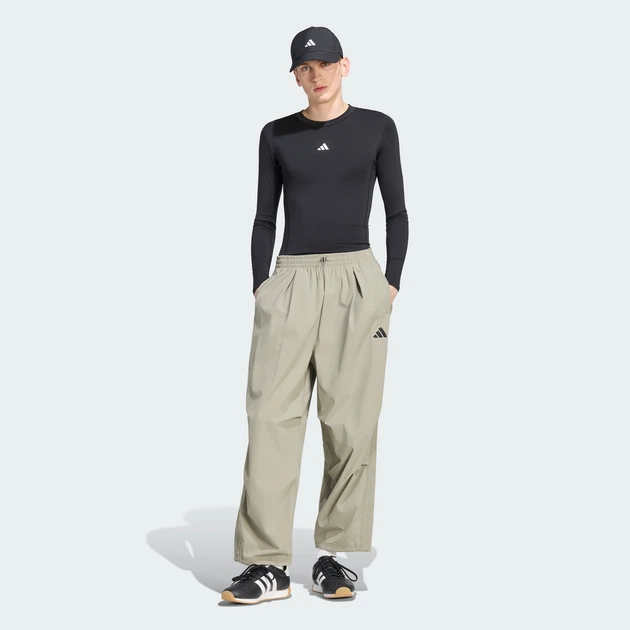 Мужские спортивные брюки City Tech 3 Stripes adidas KT0493 (L) зеленый (4069993216184) - изображение 3