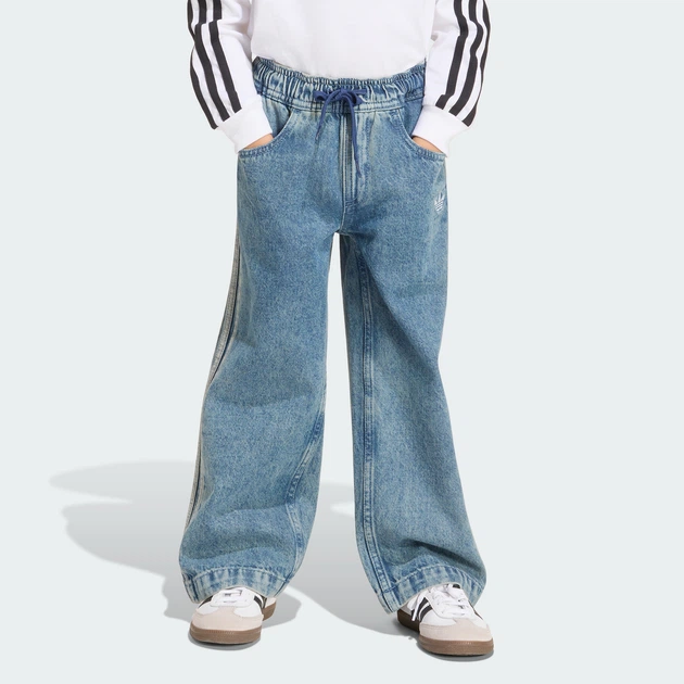 Детские джинсы FIREBIRD LOOSE DENIM adidas KQ8875 (110) синий (4069996666474) - Фото 3 Детские джинсы FIREBIRD LOOSE DENIM adidas KQ8875 (110) синий (4069996666474) - изображение 3