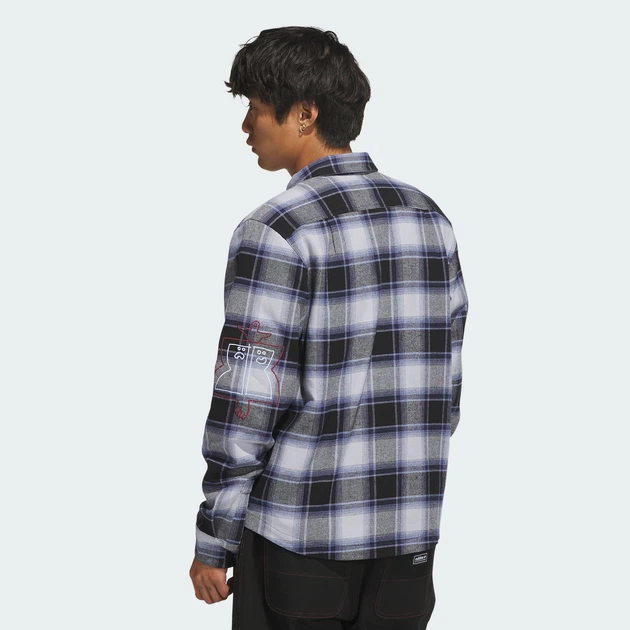 Сорочка SKATEBOARDING x MARK GONZALES FLANNEL adidas KT4341 (XS) Різнокольоровий (4069993956134) - зображення 6