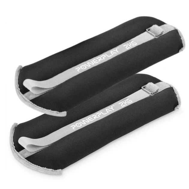 Утяжелители-манжеты для ног и рук PP-4349 Ankle/Wrist Weights PowerPlay PP_4349_Black_2, 2 по 2 кг - изображение 2